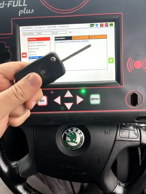 Car key programming